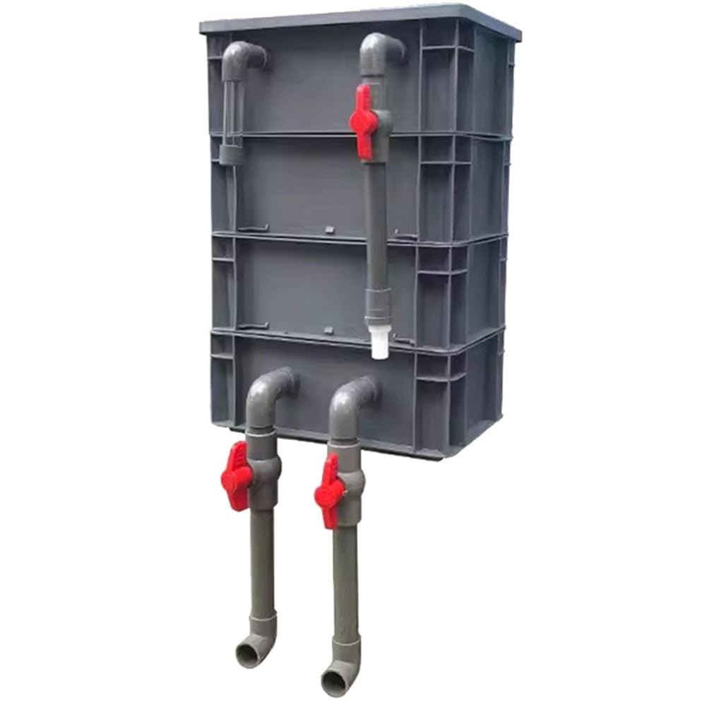 Filtro per acquario, filtro esterno per acquario, filtro a 3 strati in spugna biologica per acqua dolce, fornisce filtrazione biologica meccanica e circolazione dell'acqua