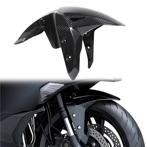 Garde-Boue Avant Moto Kawasaki ZX-4RR Protection Éclaboussures Accessoire Carbone