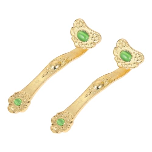 FONDOTIN 2 pezzi Decorazione da Scrivania Ruyi in di Zinco Delicata per Ufficio e Casa Vintage