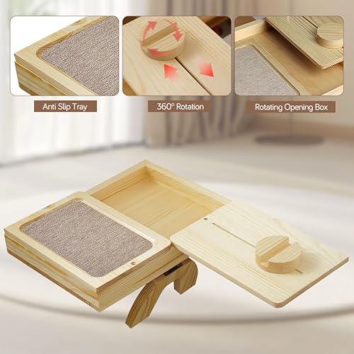 Bandeja para brazo de sofá de madera ideal para colocar bebidas y móvil 7