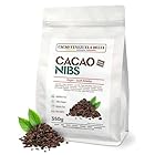 Cacao V Delta Nibs De Cacao Puro 350g - Puntas Premium Sin Azúcar Nibs Chocolate Negro Naturales Veganos Sin Gluten Antioxidantes Con Flavonoides No GMO