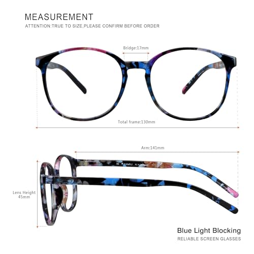 Image of Vintage Round Progressive Multifocal Presbyopic Glasses, Photochromic Gray Sunglasses for Men Women Readers (Floral,+0.00 /+1.00 Magnification)