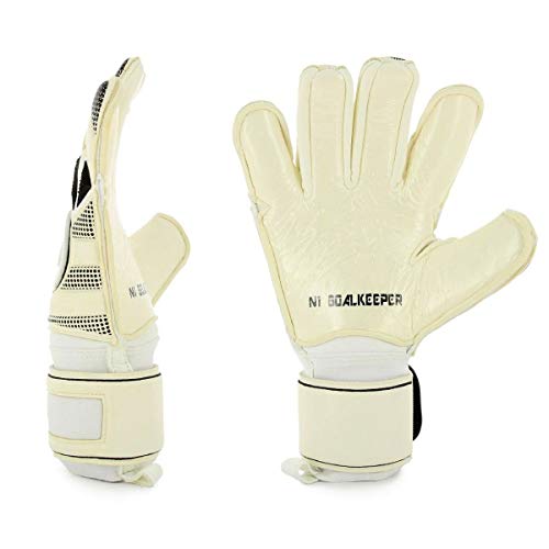 Luva Goleiro Profissional N1 Goalkeeper Horus Elite White Tam 8