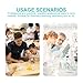 PartyKindom Buchner Funnel Adapter Set with Rubber Filter Gaskets, 9pcs Sealing Ring Kit for Laboratory Vacuum Filtration, Compatible with Buchner Funnel Flask, Industrial Lab Equipment