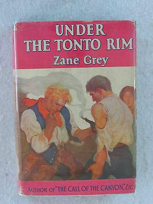 Zane Grey UNDER THE TONTO RIM Grosset & Dunlap,... B08962P81K Book Cover