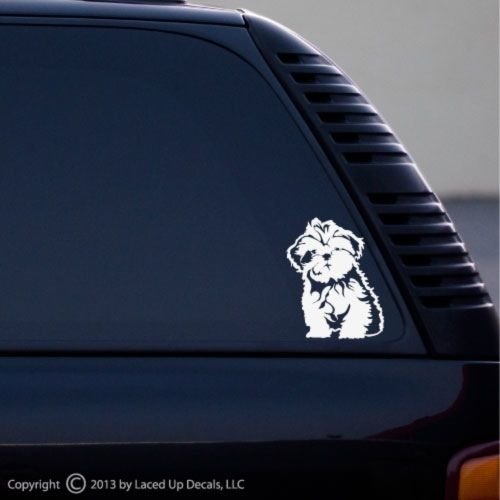 Laced Up Decals Shih Tzu Dog Small