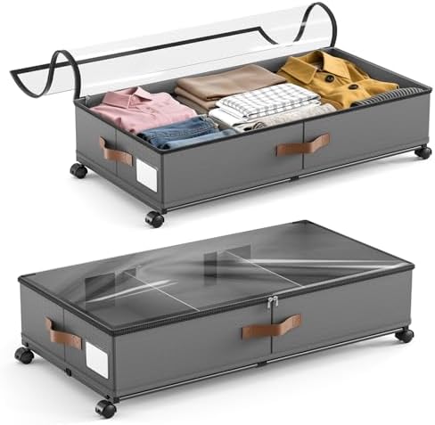 2 unidades de cajonera con ruedas, caja de almacenamiento debajo ...