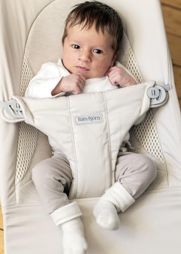 BabyBjörn Babywippe Balance Soft, Gewebt/Jersey, Tri-Fabric, Hellbeige