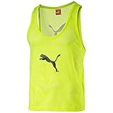 100 % Polyester PUMA Herren Bib Leibchen, Fluro Yellow, L