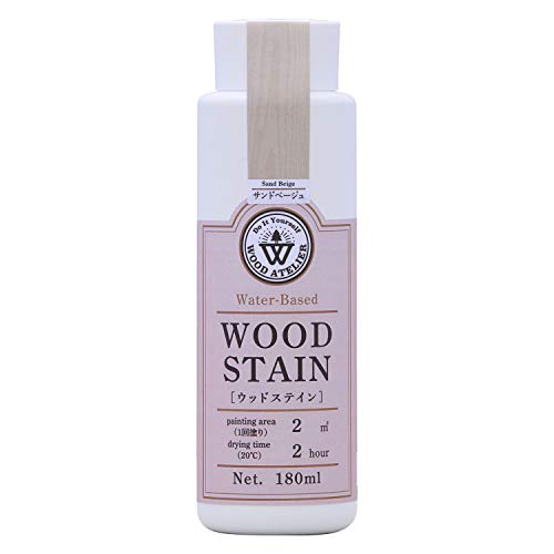 和信ペイント 水性着色剤 ウッドアトリエ ウッドステイン 180ml 800667 木目を生かした着色 WS-17 サンドベージュ