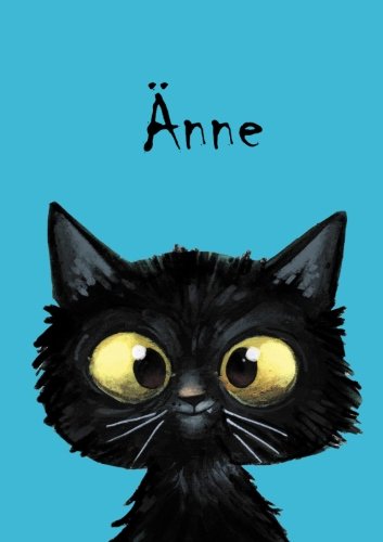 Änne: Änne - Katzen - Malbuch / Notizbuch / Tagebuch: A5 - blanko (German Edition)