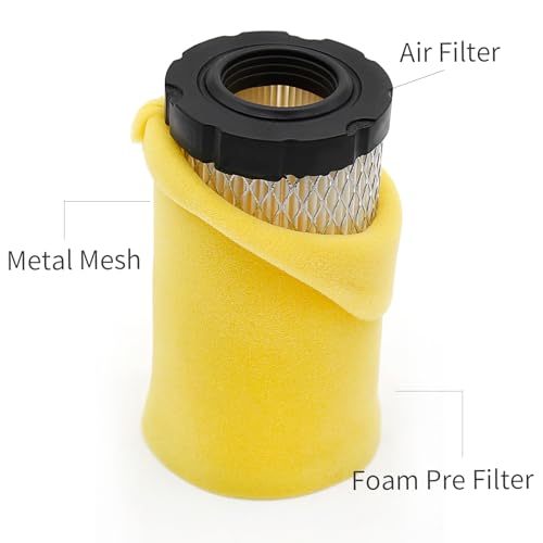 SYOWADA Air Filter Tune Up Kit Replacement For Craftsman Yt3000 Ys4500 Lt2000 Lawn Tractor, Air Filter Oil Filter Tune Up Kit Replacement For Brig-g Stratton 793569 793685 - Thumbnail 3