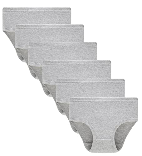 Cadidi Dinos Little Girls' Soft Cotton Underwear Kids Cool Breathable Comfort Panty Briefs Toddler Undies(Pack of 6)