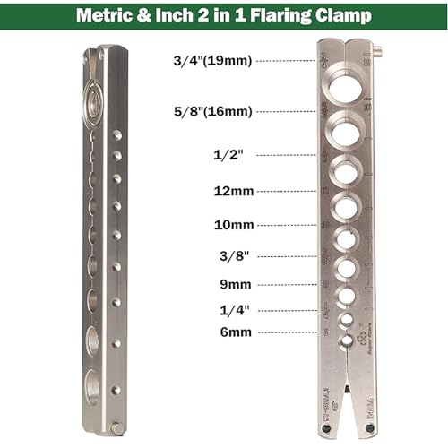 Electric Flaring Tool Set,Electric Single Flare Tool,Power Flaring Tool Kit,5 Sec Fast Flaring HVAC Eccentric Flaring Tool,with Pipe Cutter & Deburrer - Thumbnail 6