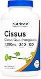 Nutricost Cissus Quadrangularis (1200mg) 240 Capsules - 120 Servings, Gluten Free, Non-GMO, and Vegetarian Friendly