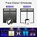 CAHAYA DJ Booth Stand Portable – DJ Table Facade for Laptop & Controller Double Top Corners Black & White Scrims for Lighting Easy Setup Foldable Storage with Bag 40