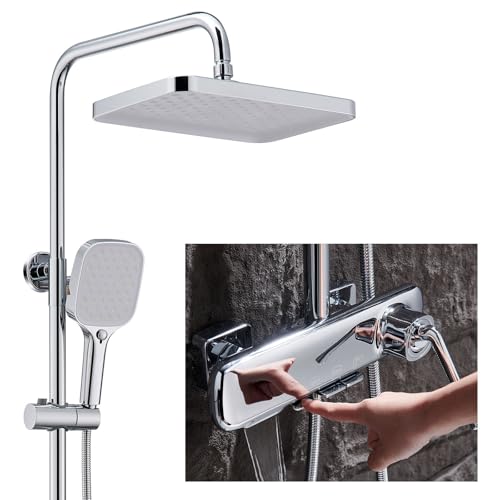 Ensemble de douche ZR98US ajustable en hauteur pour remplacer votre robinetterie usée