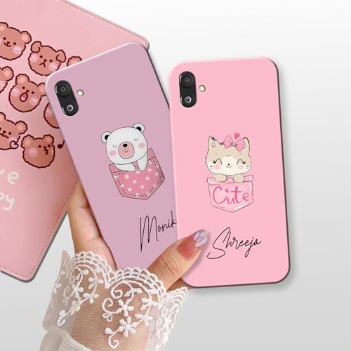 Image of COLORflow Back Cover Compatible with Samsung Galaxy F14 5G | Cute Pocket Cartoons Color Customized Back Cover Compatible with Samsung Galaxy F14 5G