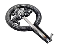 Sicilia Bedda - Original Sizilianische Maultrommel - Sizilische Maultrommel - Handwerkliches Produkt aus Gusseisen (10 cm, schwarzes Gusseisen)