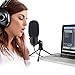 YOUSHARES K669B Pop Filter, Foam Mic Windscreen Compatible with Fifine USB Microphone (K669B K669 K669L K669G K669PRO2 K669S) for Recording and Streaming