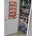 Spice Rack Organizer - Space-Saving Wall-Mount 5-Tier Wire Shelves for Pantry or Cabinets - Kitchen Organization and Storage by Home-Complete (Black)