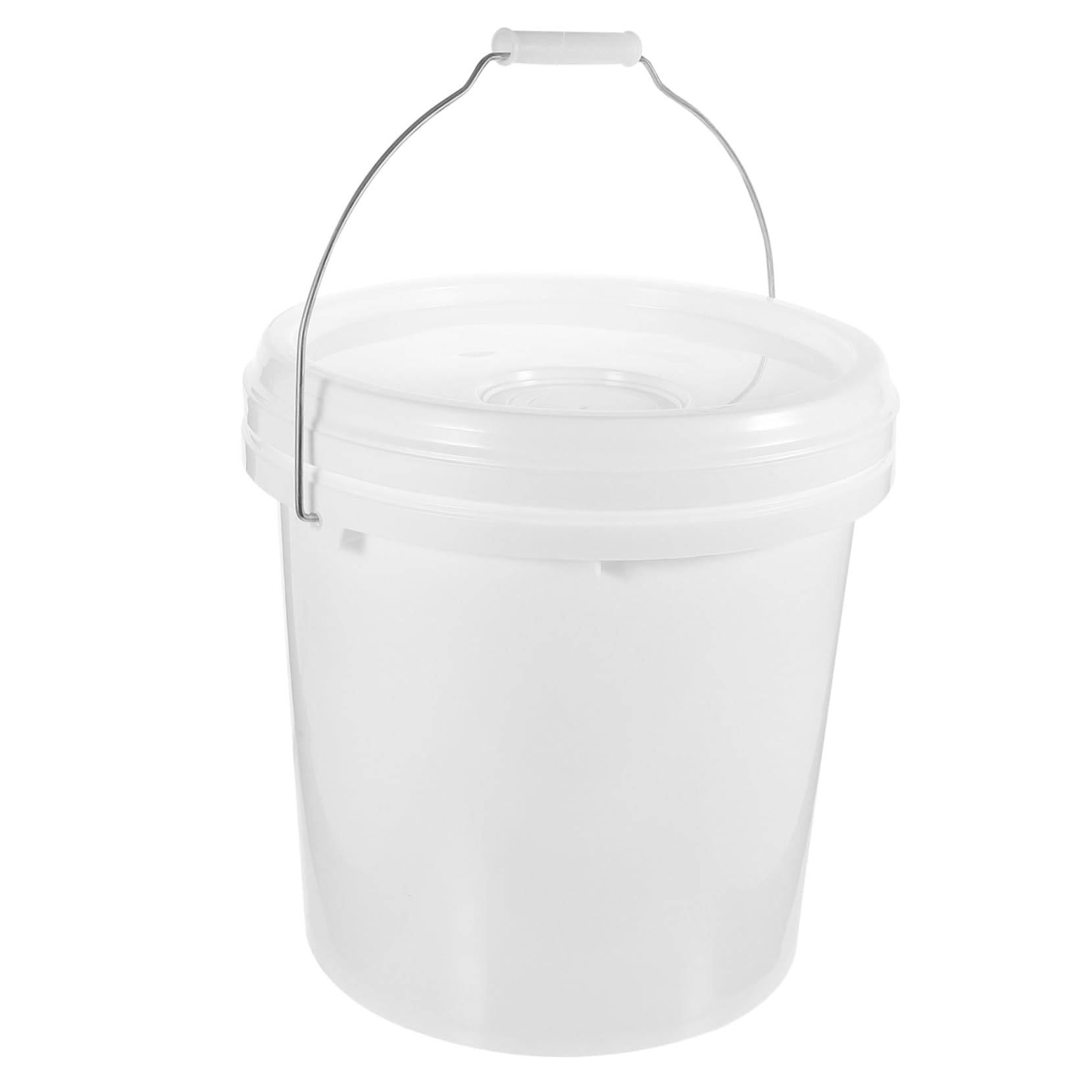 UKCOCO Cubo y Mezcla de Colores de Pintura con Tapa Hermética de 10 litros Blanco y Material Hdpe Resistente para Almacenamiento Seguro en Proyectos de Pintura