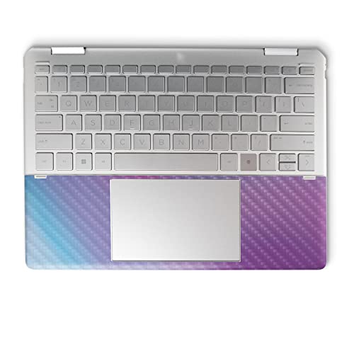 Image of MightySkins Carbon Fiber Skin Compatible with HP Spectre x360 14 inch (2022) Full Wrap Kit - Purple Fog | Protective, Durable Textured Carbon Fiber Finish | Easy to Apply | Made in The USA
