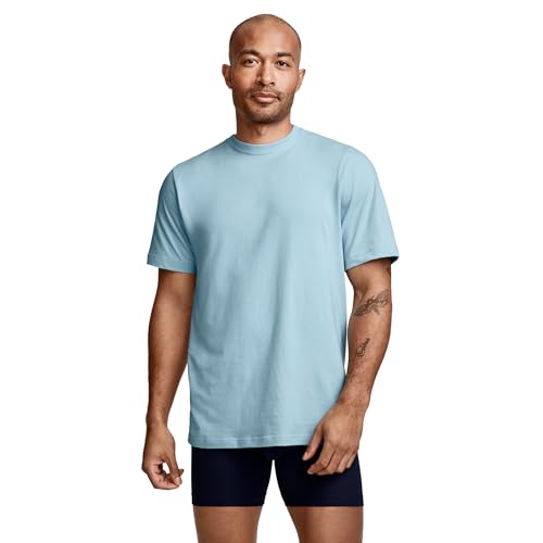 Image of Jockey Classic Crew Neck Undershirt- 3 Pack - 100% Cotton T-Shirts for Men