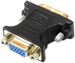 PlusCable Adaptador de video DVI Macho para VGA Femea ADP-DVIVGA10BK