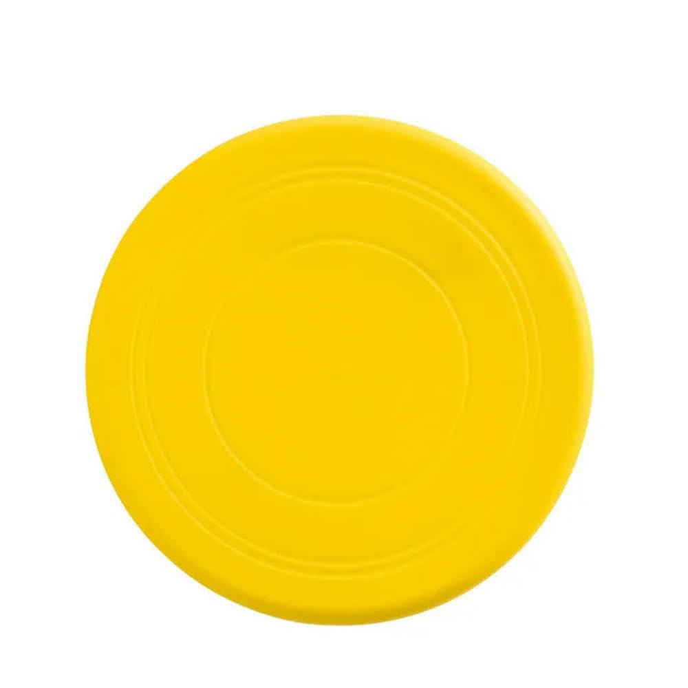 Hundespielzeug. Hundespielzeug, Silikon, Fliegende Untertasse, Hundespiel, Fliegende Scheiben, widerstandsfähiges Kauspielzeug for Welpen, interaktives Trainingszubehör, 2 Stück, Rot(Yellow)