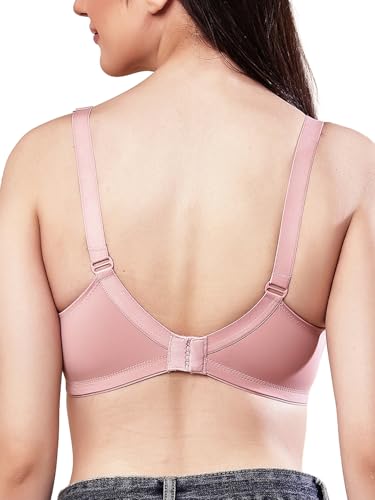 Image of Womens Seamless Padded Bra | Non Wired | Detachable Straps | Everyday Comfort | Full Coverage