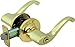 Legend 809109 Scroll Style Lever Handle Entry Front Door Knob Leverset Lockset, US3 Polished Brass Finish