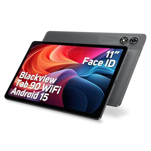 Blackview Tab90 WiFi Android 15 Tablet 11 Zoll,12(4+8Expansion) GB RAM 128GB Speicherplatz(2TB TF),Großes Display Widevide L1,Octa-core T606, 8200mAh Akku,5G WiFi,Dual Kamera 13MP+8MP,GMS,BT 5.0