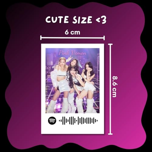 Image of BlackPink Photocards | Black Pink Songs Mini Poster Kit (Set of 37) | Jennie, Lisa, Rose, Jisoo Songs Compact Size (8 x 6 cm) Posters for Phone Accessories, room decoration | BlackPink Posters for Wall (C 071)