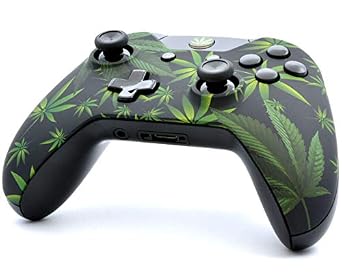 MODDEDZONE Custom MODDED Wireless Controller for Xbox One S/X and PC - With Unique Smart Mods - Best For First Person Shooter Games - Handcrafted by Experts in USA with Unique Design (420 Black)