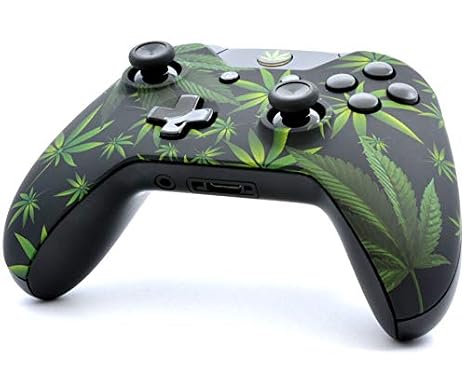 MODDEDZONE Custom MODDED Wireless Controller for Xbox One S/X and PC - With Unique Smart Mods - Best For First Person Shooter Games - Handcrafted by Experts in USA with Unique Design (420 Black)