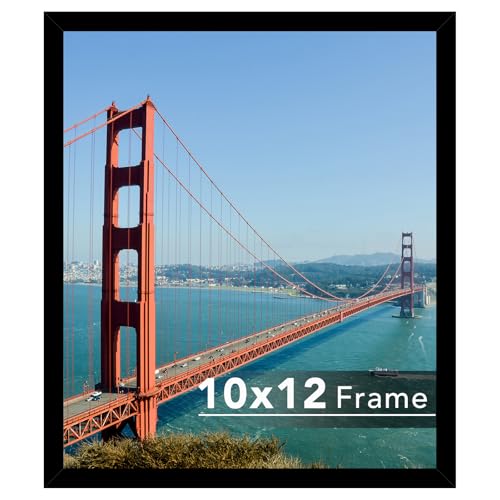 HEYTUYA 10x12 Picture Frame Black for Tabletop or Wall...