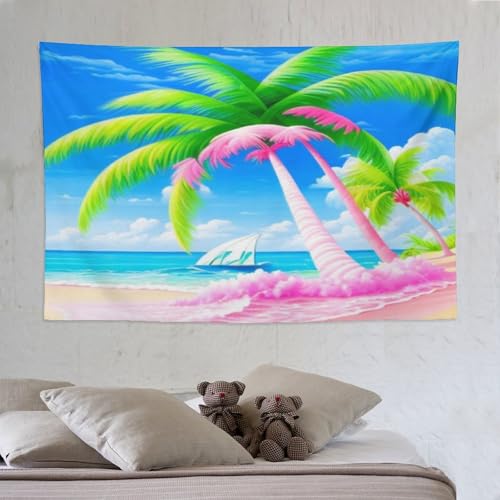 Tapisserie murale plage décoration tenture murale en tissu suspendu 150x230