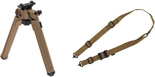 Magpul Bípode de rifle y eslinga de rifle de dos puntos
