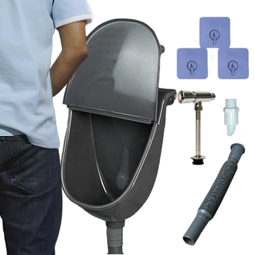 Orinal portátil con cubierta higiénica para camping y coche