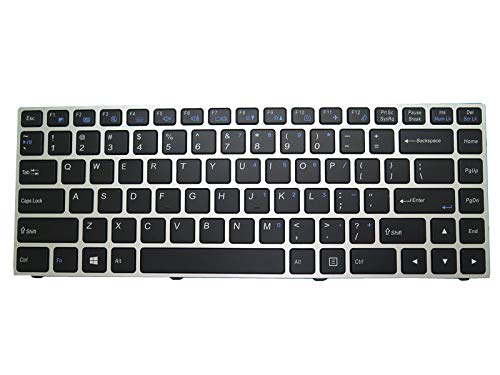 GAOCHENG �m�[�g�p�\�R���L�[�{�[�h CLEVO P640 MP-13C23USJ4306 6-80-N13B0-011-1 6-79-N130BU0K-01-W �č��V���o�[�t���[�� �o�b�N���C�g�t��