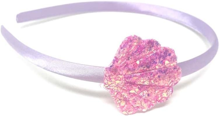 Mermaid Shell Headband Lilac Sparkly Shell Hairband Mermaid Costume World Book Day