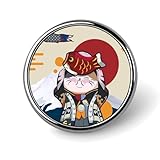 バッジ 円形 招き猫 鯉のぼり 和風 ピンバッジ ネクタイピン アクセサリー バッジピン バッグ飾り 合金製 おしゃれ 軽量 紛失防止 人気 丸型 かわいい メンズ レディース 贈り物