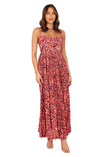 Image of Petal & Pup Women's Achanti Pleated Maxi Dress