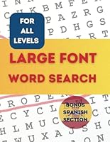 Large Font Word Search for All Ages: Diverse Themes with Bonus Spanish Section B0F628Q4TK Book Cover