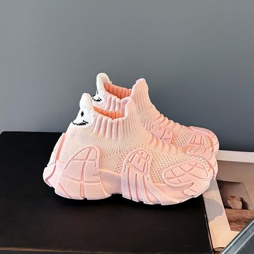 Children's Breathable Mesh Sneakers Boys Girls Thick Bottom Comfortable Casual Shoes Non-Slip Lightweight Running Shoes Street Mesh Casual Walking Shoes3