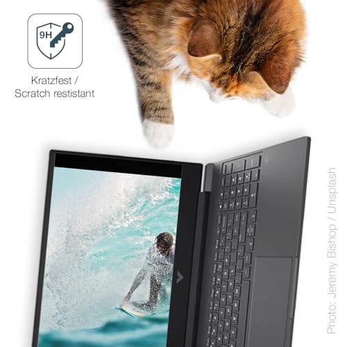 dipos I 2x Protection ecrán mat compatible avec HP Victus Gaming Laptop Verre souple Film Protecteur 9H – Image 4