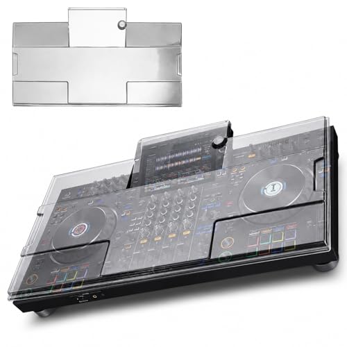Image of Polycarbonate Dust Cover for AlphaTheta XDJ-AZ, Transparent Crystal-Clear PC Hard Shell DJ Equipment Protective Cover, Dustproof Shockproof Spill Resistant for Travel