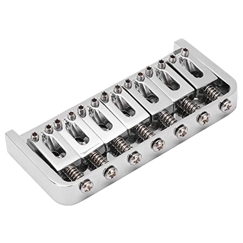 Remplacement du pont du cordier, pont fixe de guitare à 7 cordes poli à la main pour instrument à cordes - Les Beatles, Paul McCartney, John Lennon, RIngo Starr, George Harrison Remplacement du pont du cordier, pont fixe de guitare à 7 cordes poli à la main pour instrument à cordes