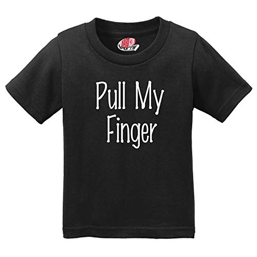 Hardkor Sports Pull My Finger Infant Toddler Tee Black 4T